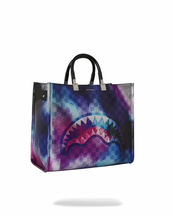 SPRAYGROUND SHARKCLUB ELECTRONICA TORTUGA TOTE Bags
