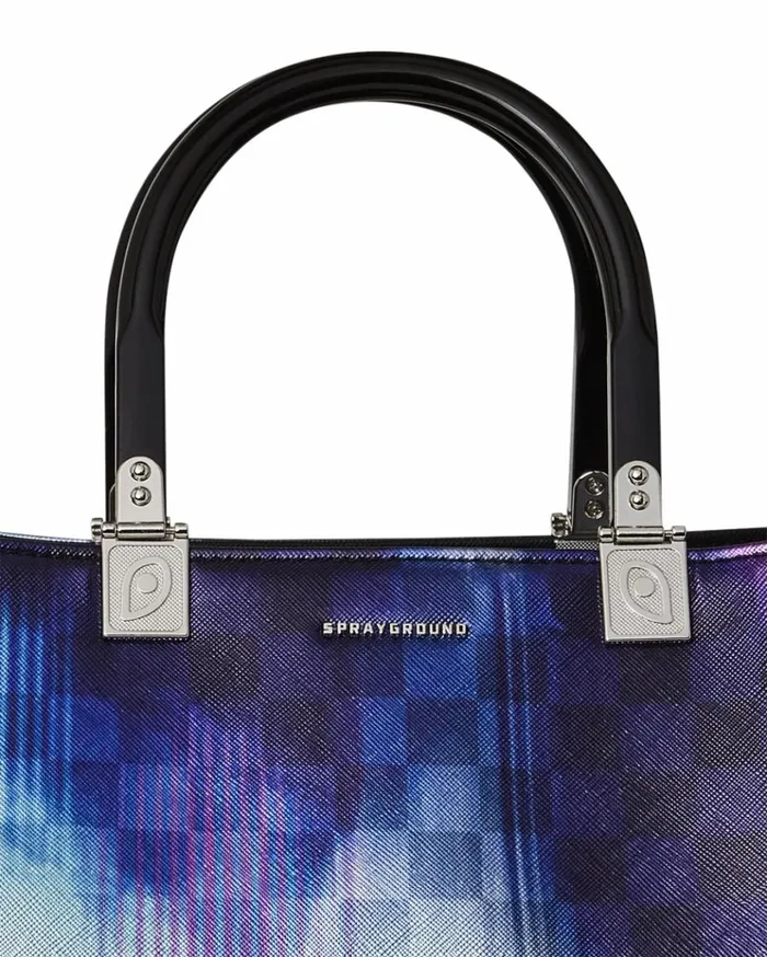 SPRAYGROUND SHARKCLUB ELECTRONICA TORTUGA TOTE Bags
