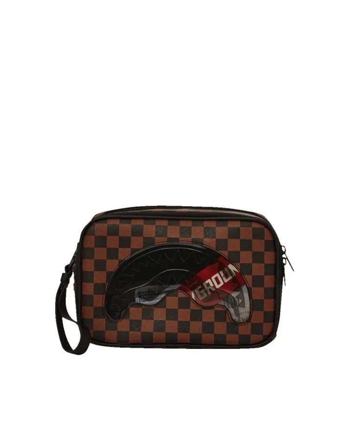 SPRAYGROUND SHARKS IN PARIS CLEAR FOR TAKEOFF TOILETRY BAG Bags