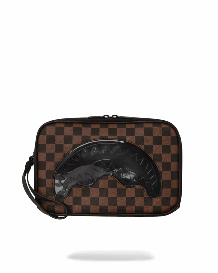 SPRAYGROUND SHARKS IN PARIS CLEAR FOR TAKEOFF TOILETRY BAG Bags