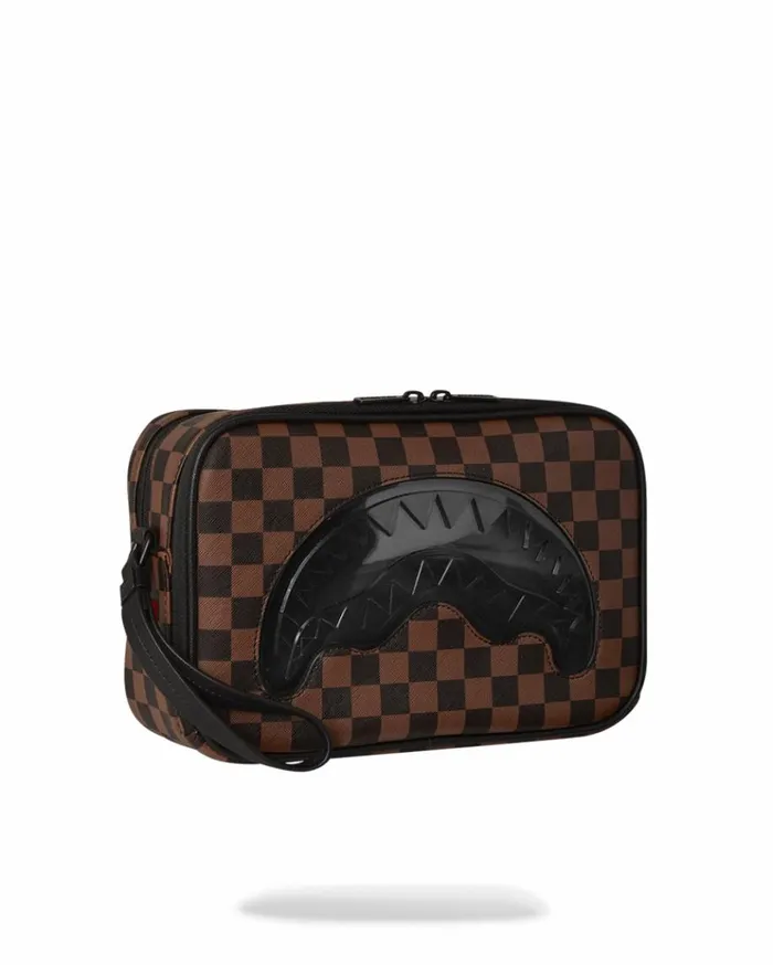 SPRAYGROUND SHARKS IN PARIS CLEAR FOR TAKEOFF TOILETRY BAG Bags