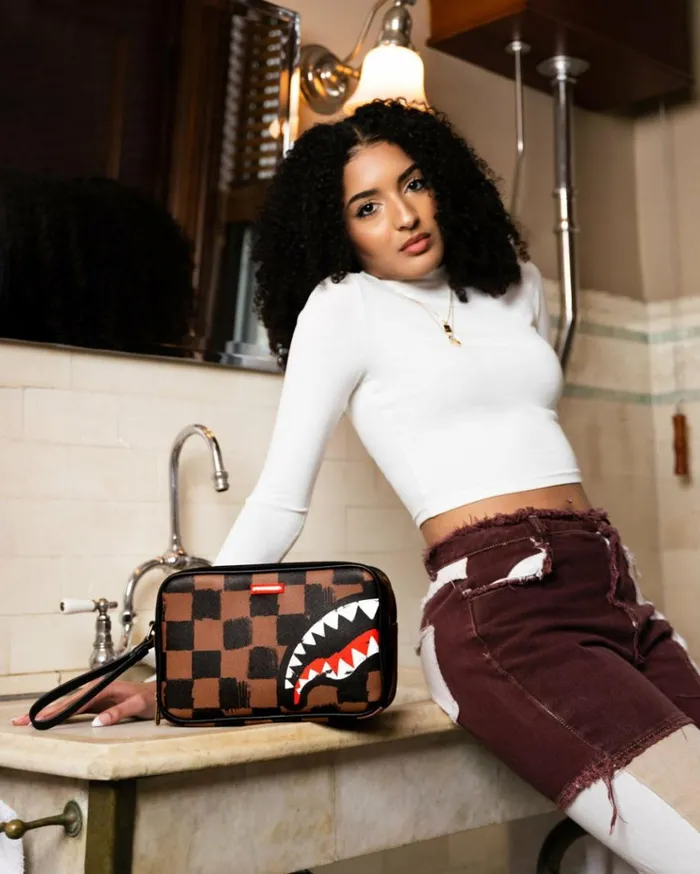 SPRAYGROUND SHARKS IN PARIS VANQUISH TOILETRY BAG Bags