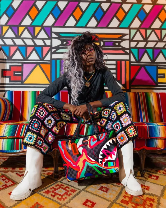 SPRAYGROUND TRIPPY TAFFY TOTE Bags