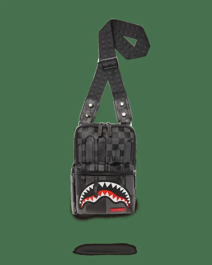 SPRAYGROUND XTC GREY SHARKS IN PARIS SLING Bags