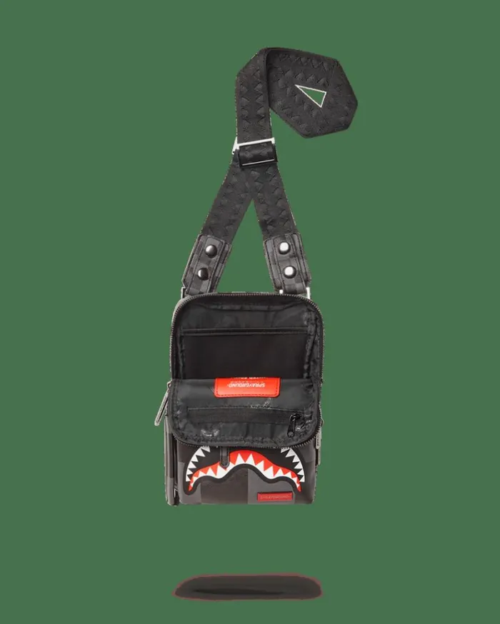 SPRAYGROUND XTC GREY SHARKS IN PARIS SLING Bags