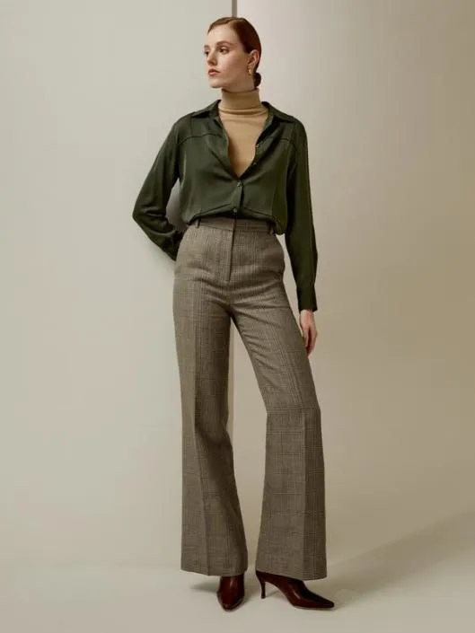 Sprezzatura Silk Blouse 8211 Minimalist 3D Tuck Design Women Blouses Lilysilk Shirts