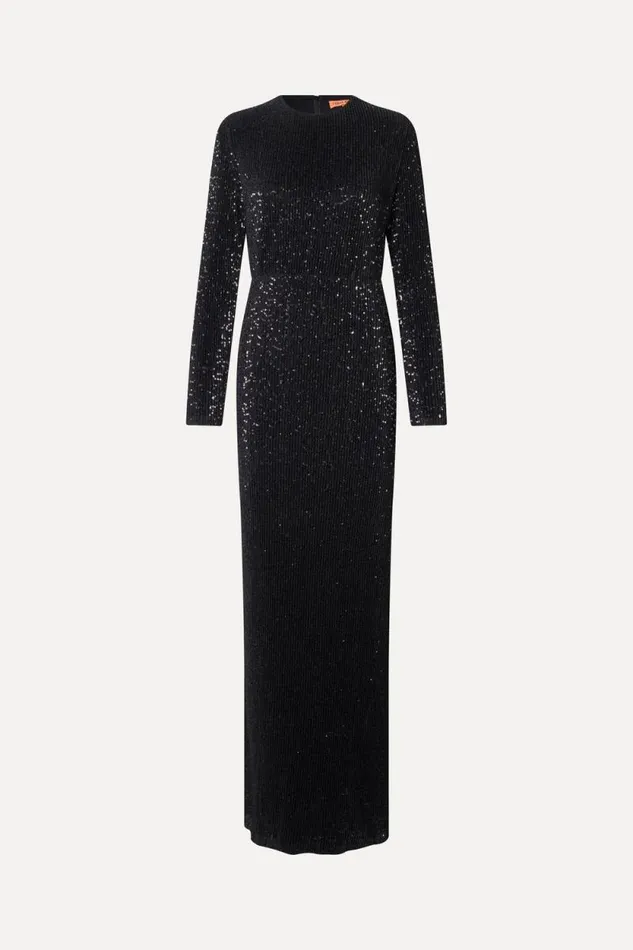 Stine Goya Exclusives Long Sleeve Maxi Dress 8211 Black 8211 Women