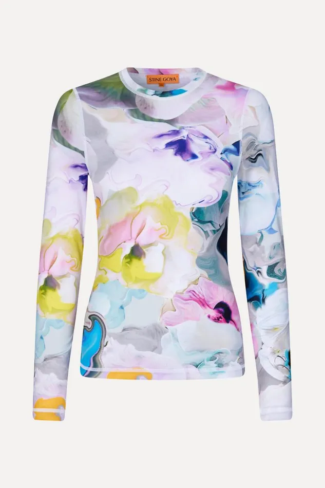 Stine Goya Tops and Shirts SGJuno Blouse 8211 Liquified Orchid 8211 Women