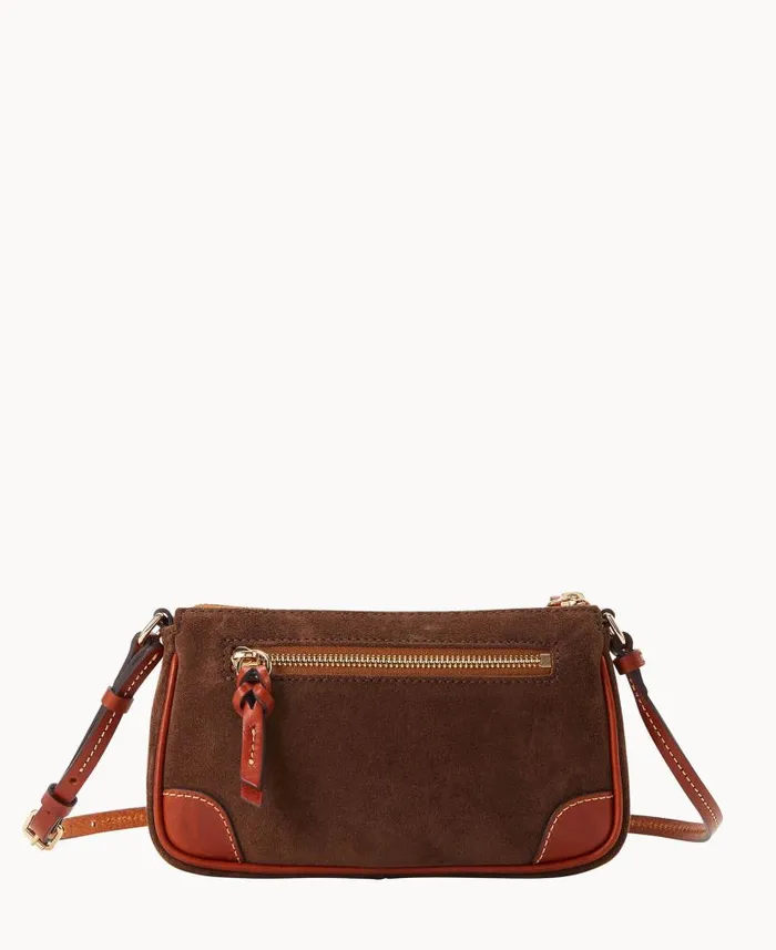 Suede Slim Crossbody Brown Tmoro Woman Dooney and Bourke Crossbodies Suede Slim Crossbody Brown Tmoro Woman Dooney and Bourke Crossbodies