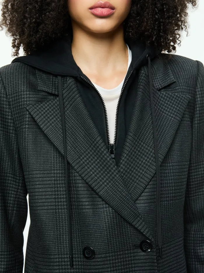 Suits Women Alice Olivia Jordan Blazer Charcoal Grey Melange