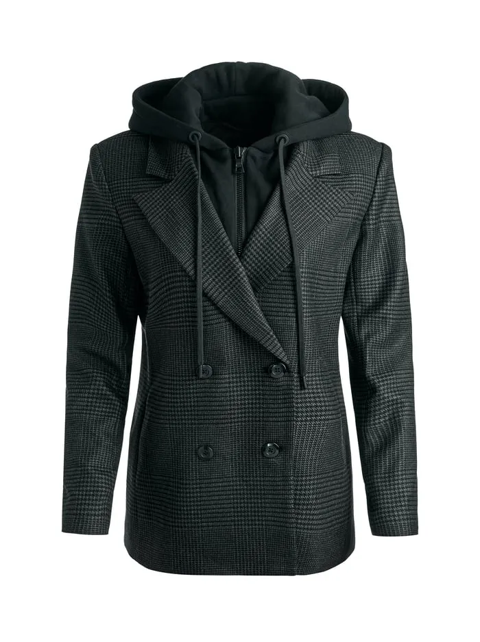 Suits Women Alice Olivia Jordan Blazer Charcoal Grey Melange