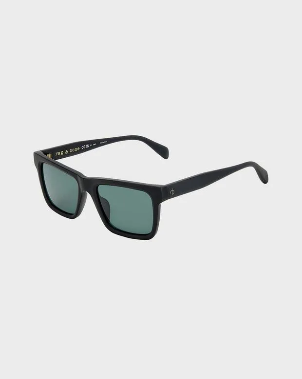 Sunglasses Men Rag and Bone Warren Matte Black