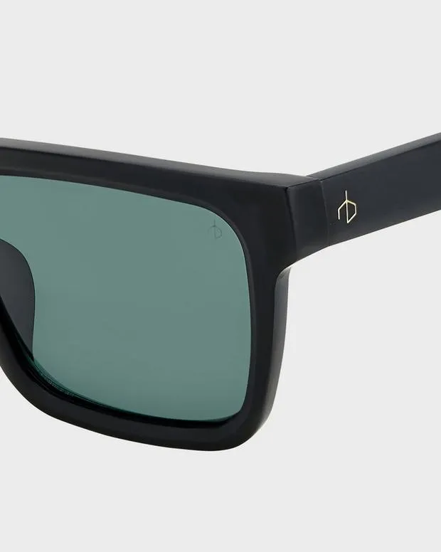 Sunglasses Men Rag and Bone Warren Matte Black