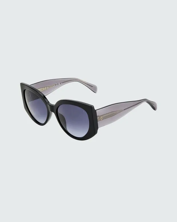 Sunglasses Women Rag and Bone Lorne Black