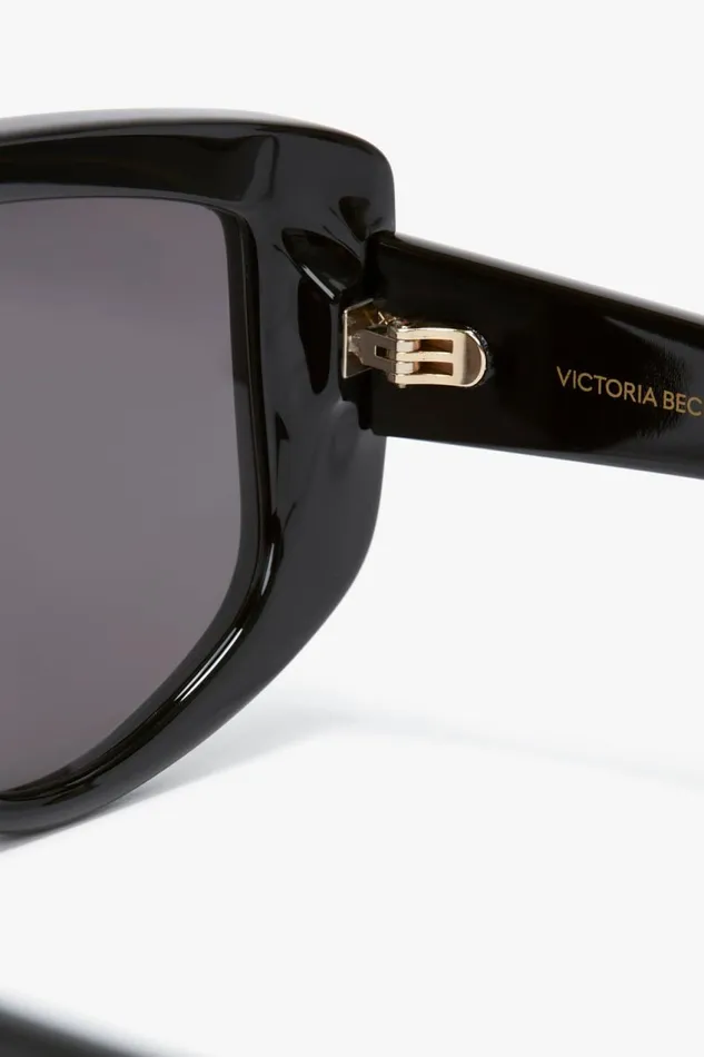 Sunglasses Women Victoria Beckham Acetate Visor Sunglasses In Black