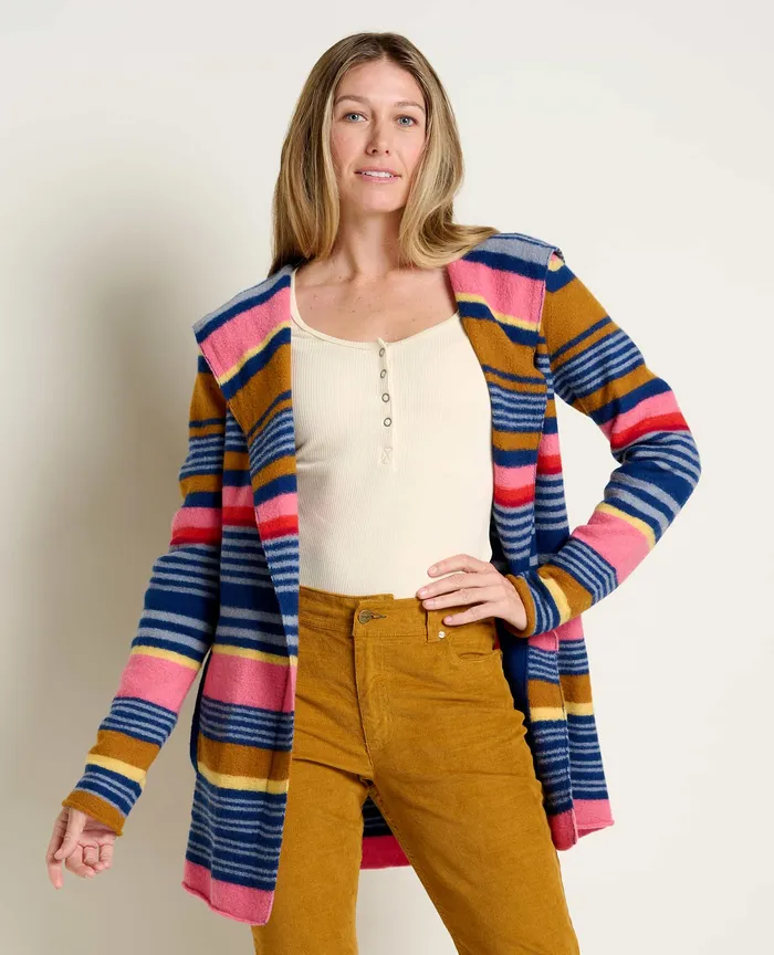 Sweaters Merino Heartfelt Hoodie Taffy Stripe ToadandCo Women8217s