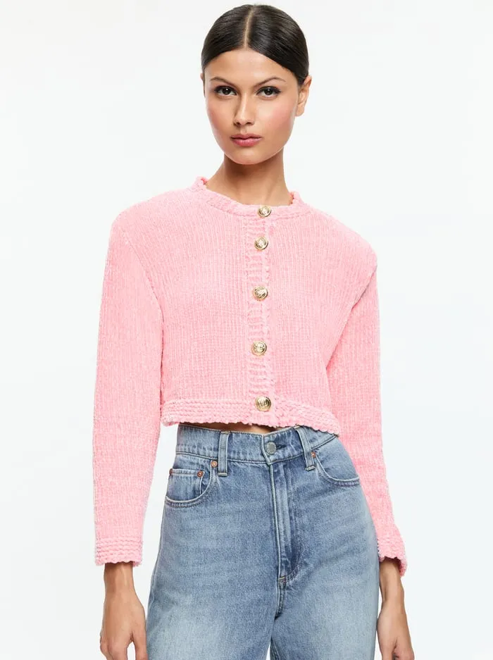 Sweaters Women Alice Olivia Breanna Cardigan Rose Quartz