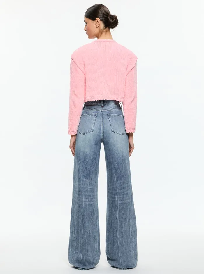 Sweaters Women Alice Olivia Breanna Cardigan Rose Quartz