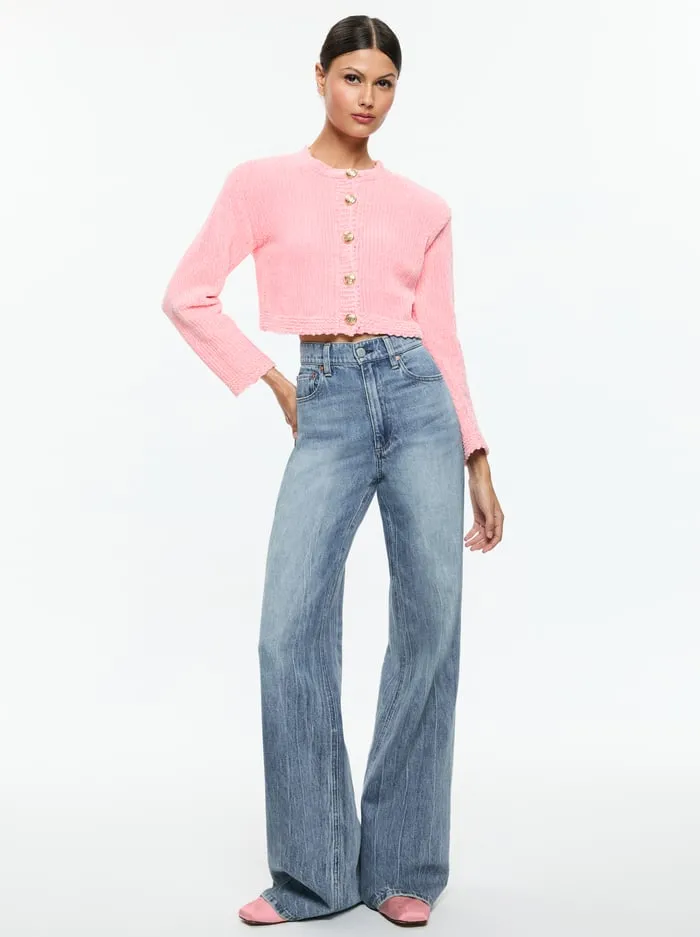 Sweaters Women Alice Olivia Breanna Cardigan Rose Quartz