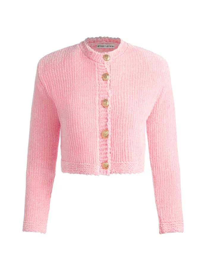 Sweaters Women Alice Olivia Breanna Cardigan Rose Quartz