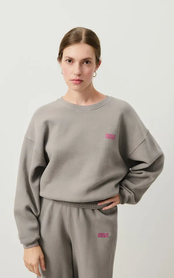 Sweatshirt Izubird Vintage Beaver Women American Vintage Sweatshirts