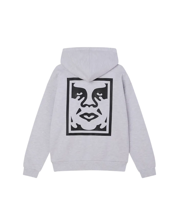 SWEATSHIRTS BOLD ICON PULLOVER Ash Grey OBEY Clothing Men