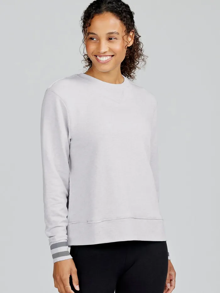 Sweatshirts Hoodies Women Tasc Performance Clubhouse French Terry Sweatshirt