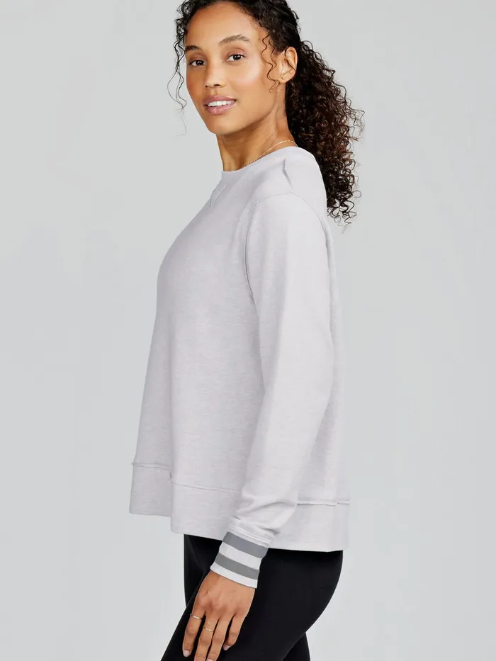 Sweatshirts Hoodies Women Tasc Performance Clubhouse French Terry Sweatshirt