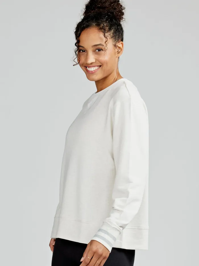 Sweatshirts Hoodies Women Tasc Performance Clubhouse French Terry Sweatshirt