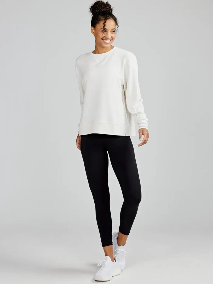 Sweatshirts Hoodies Women Tasc Performance Clubhouse French Terry Sweatshirt