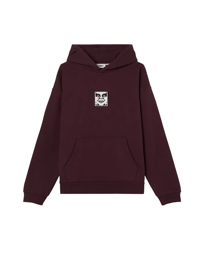 SWEATSHIRTS Men ICON EXTRA HEAVY PULLOVER Plum Perfect OBEY Clothing