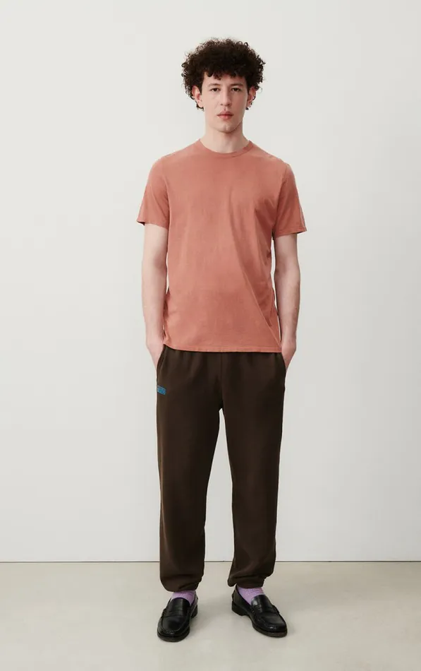 TShirt Devon Vintage Terracotta Men American Vintage Short Sleeve TShirts TShirt Devon Vintage Terracotta Men American Vintage Short Sleeve TShirts