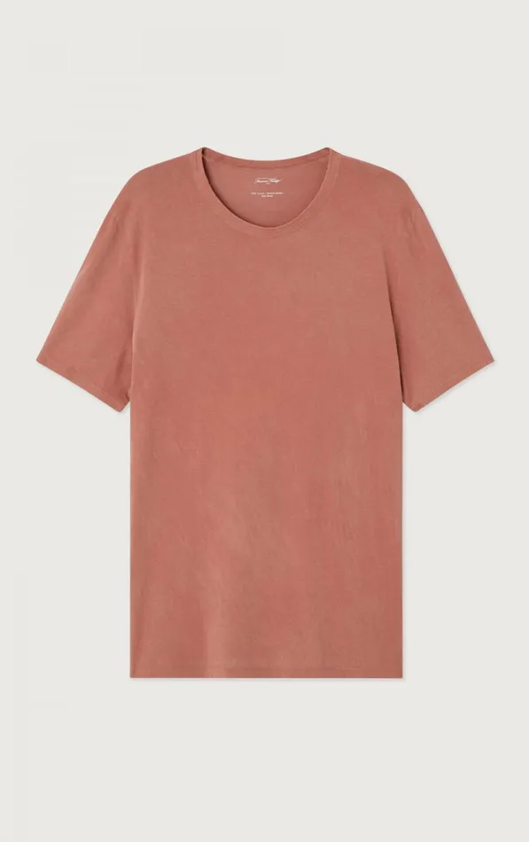 TShirt Devon Vintage Terracotta Men American Vintage Short Sleeve TShirts TShirt Devon Vintage Terracotta Men American Vintage Short Sleeve TShirts