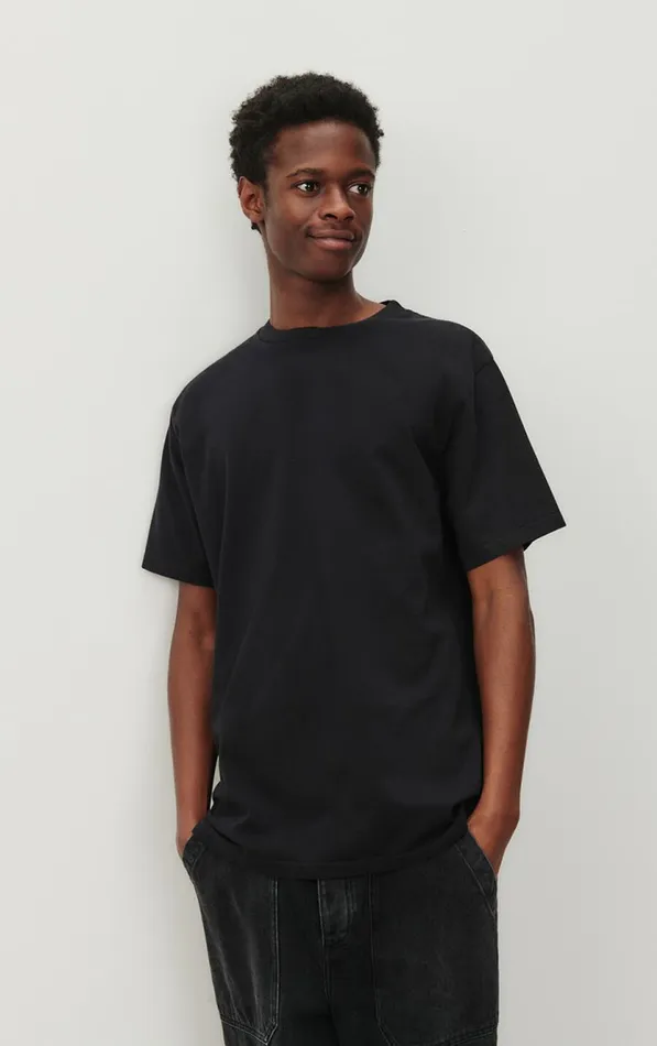 TShirt Fizvalley Black Men American Vintage Short Sleeve TShirts