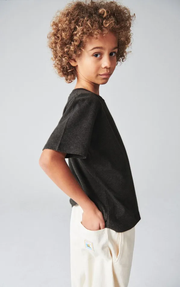 TShirt Gamipy Melange Charcoal Kids American Vintage Short Sleeve TShirts TShirt Gamipy Melange Charcoal Kids American Vintage Short Sleeve TShirts