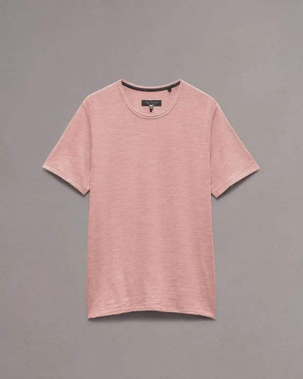 TShirts and Henleys Men Rag and Bone Classic Flame TShirt Rose Pink