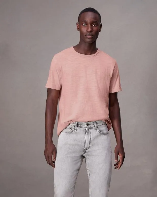 TShirts and Henleys Men Rag and Bone Classic Flame TShirt Rose Pink