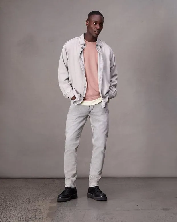 TShirts and Henleys Men Rag and Bone Classic Flame TShirt Rose Pink