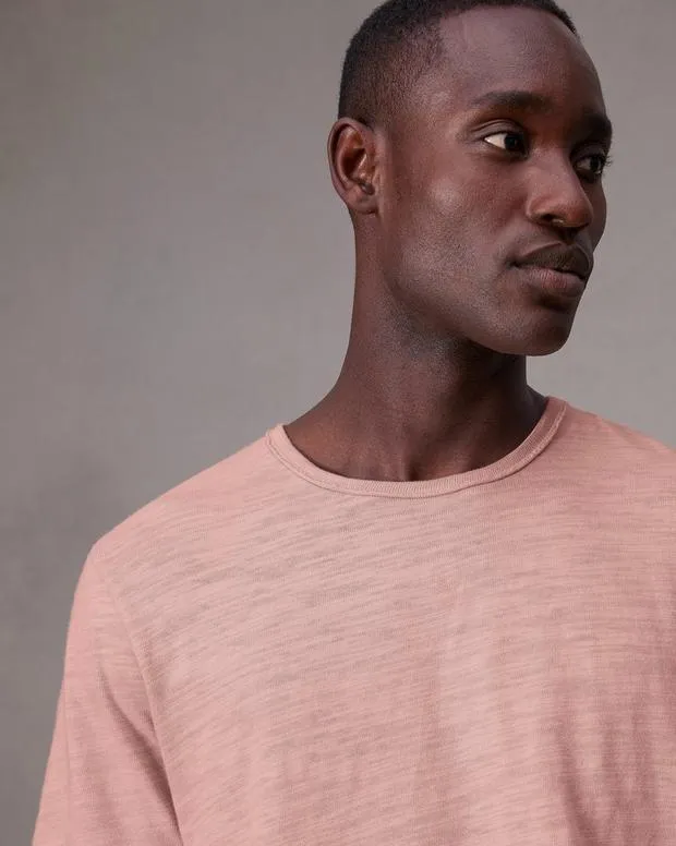 TShirts and Henleys Men Rag and Bone Classic Flame TShirt Rose Pink