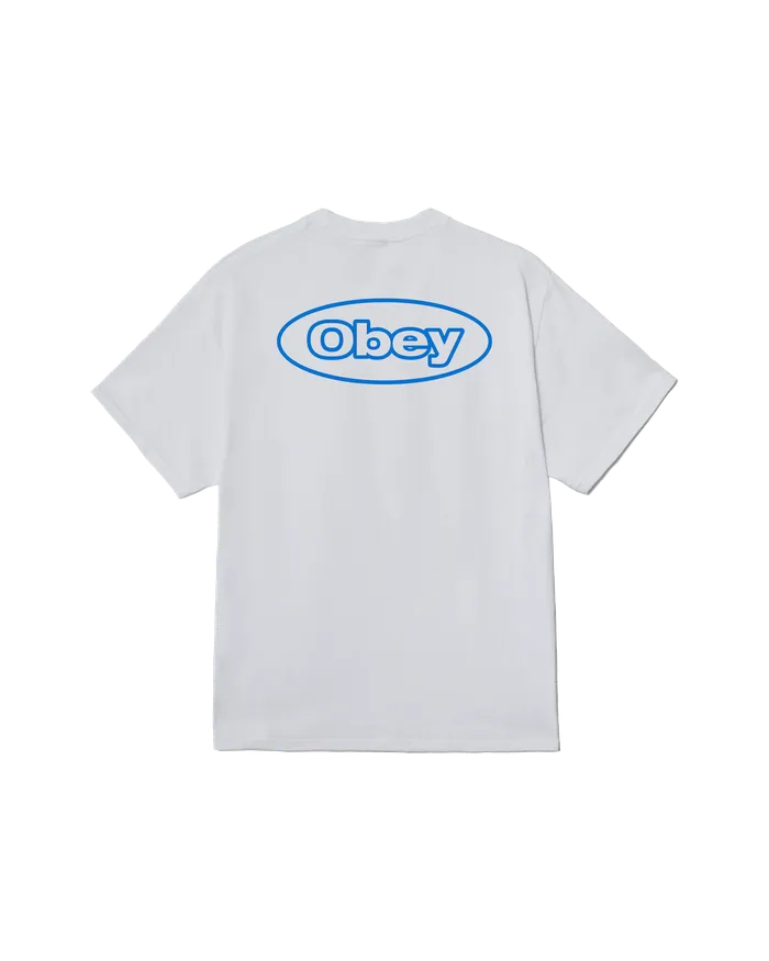 TSHIRTS OBEY Clothing Men REACTION CLASSIC TSHIRT White