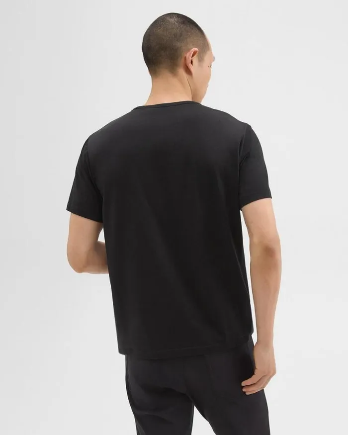 TShirts Polos Men Theory Precise Tee In Pima Cotton Jersey Black TShirts Polos Men Theory Precise Tee In Pima Cotton Jersey Black
