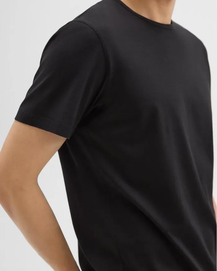 TShirts Polos Men Theory Precise Tee In Pima Cotton Jersey Black TShirts Polos Men Theory Precise Tee In Pima Cotton Jersey Black