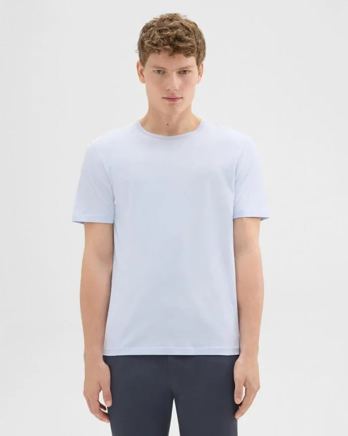 TShirts Polos Men Theory Precise Tee In Pima Cotton Jersey Olympic