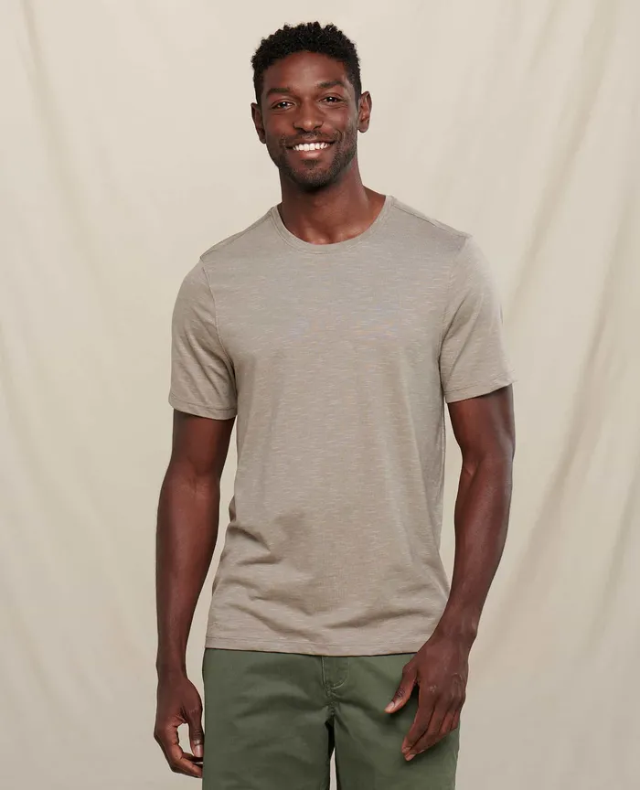 TShirts Tempo Short Sleeve Crew Dark Chino 8211 ToadandCo Men8217s