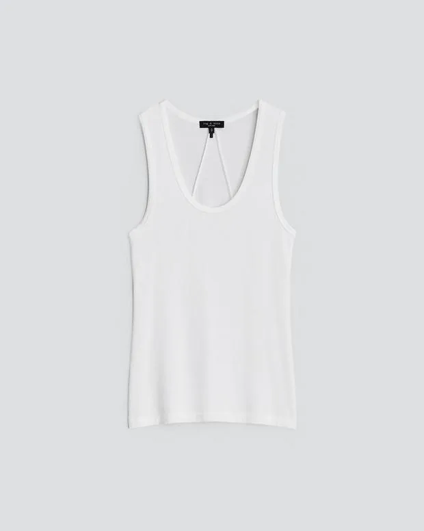 TShirts Women Rag and Bone Luca Tank White