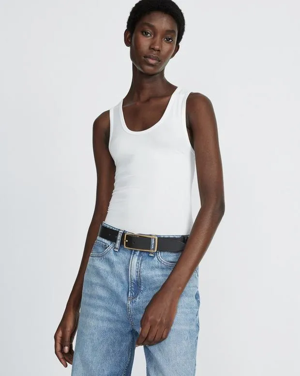 TShirts Women Rag and Bone Luca Tank White