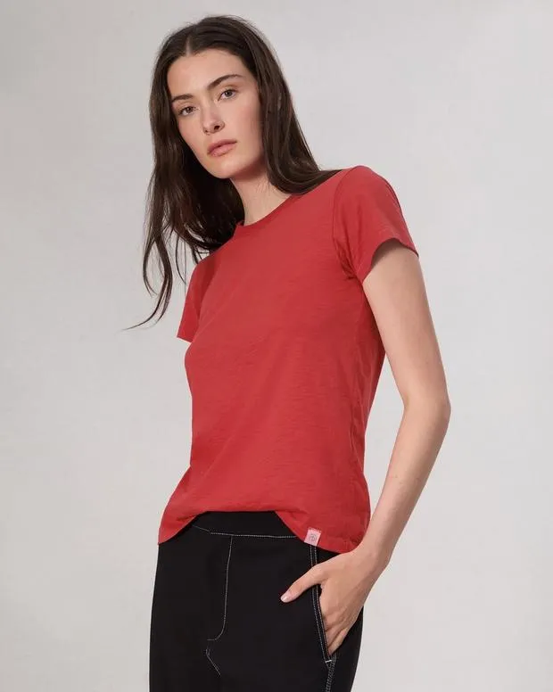 TShirts Women Rag and Bone The Slub Tee Red
