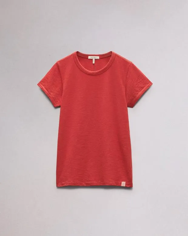 TShirts Women Rag and Bone The Slub Tee Red