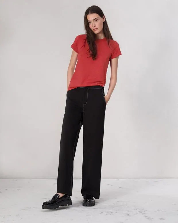TShirts Women Rag and Bone The Slub Tee Red