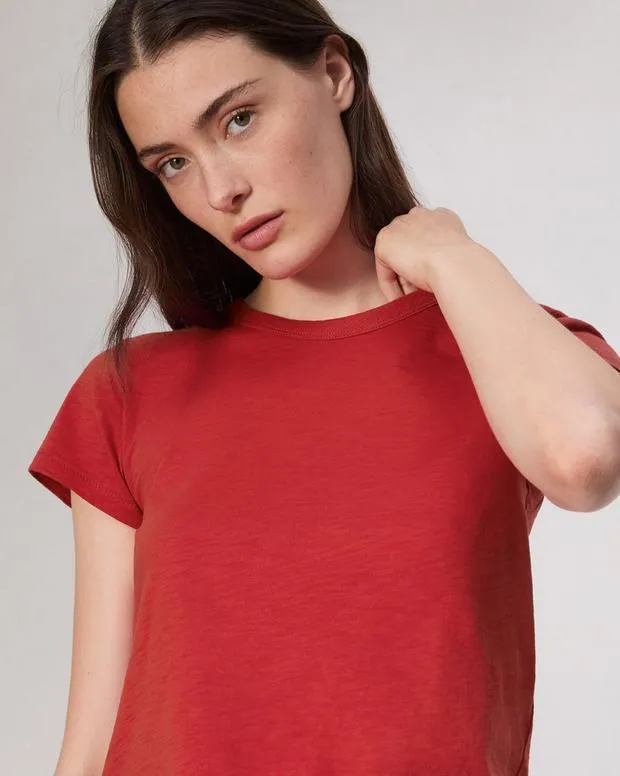 TShirts Women Rag and Bone The Slub Tee Red